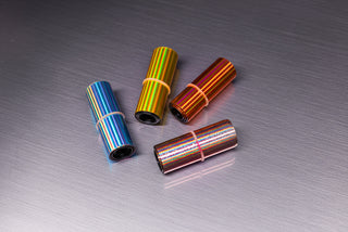 Vinyl slices (for DIY light-painting tubes)