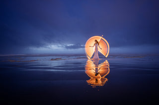 Six light-painting tubes - for the blue hour