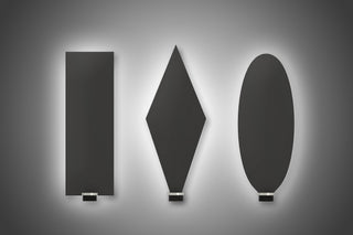 Black light-painting blades