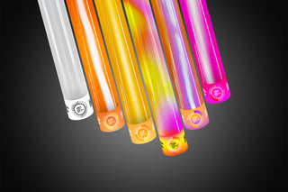 Six light-painting tubes - for the blue hour