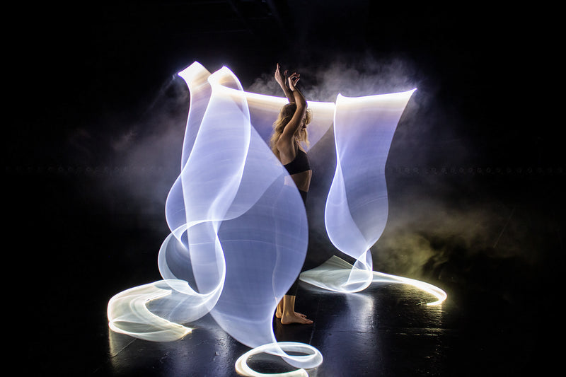 Light-painting whip - long