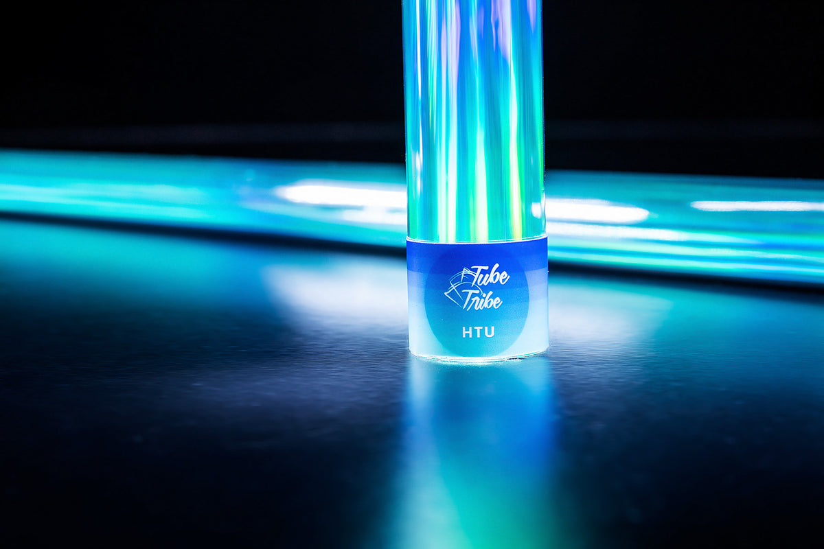 Holographic Turquoise tube